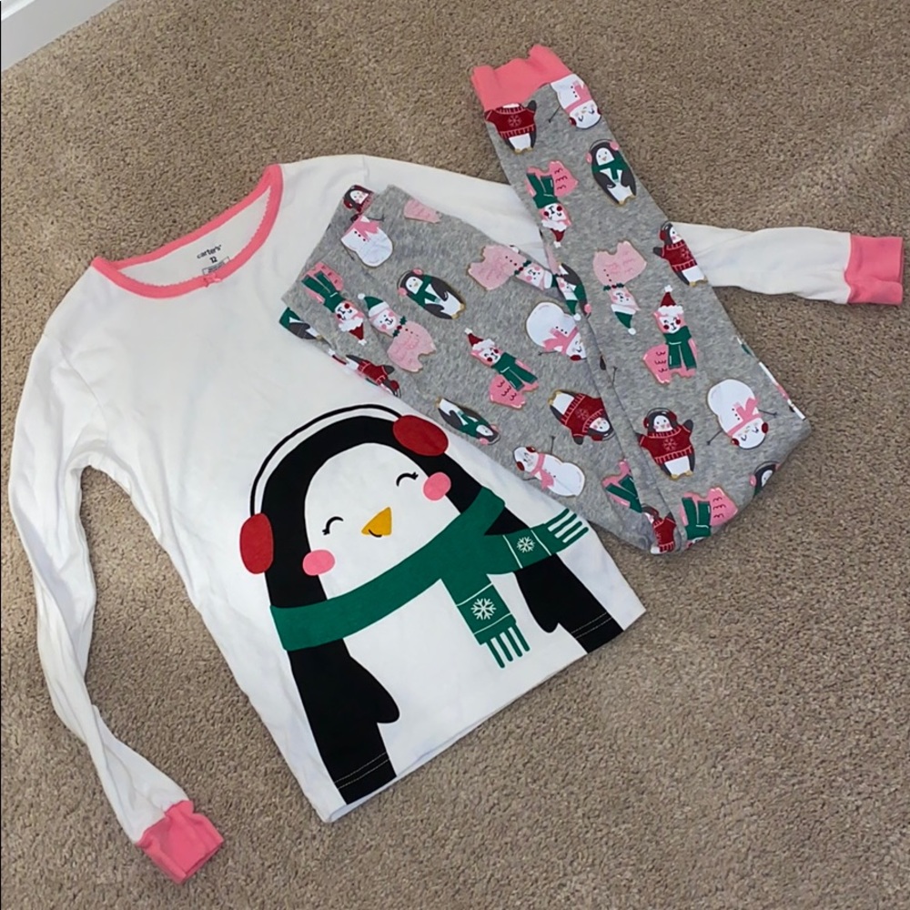 Girls Christmas PJ set.